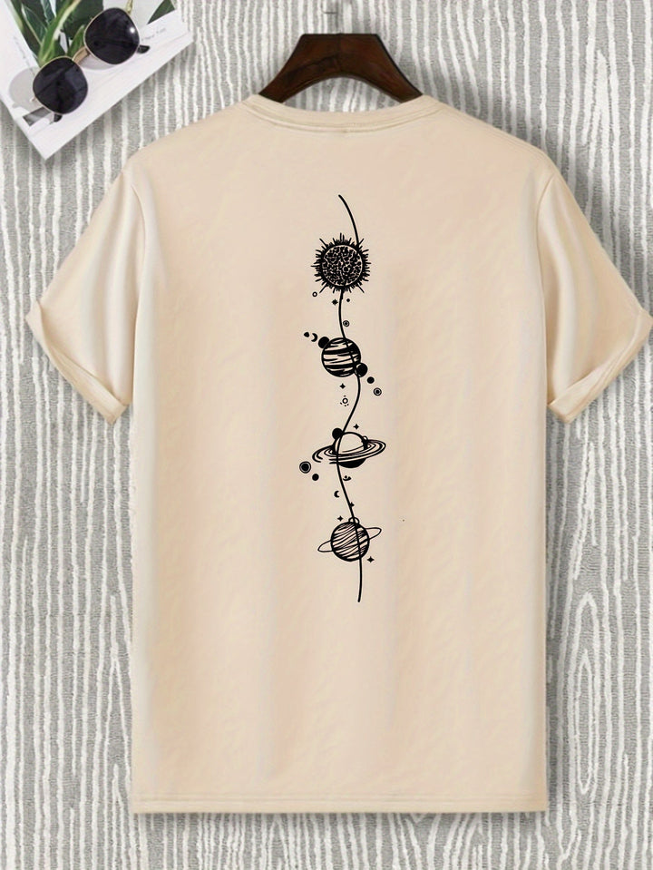 Levoire | Design De Graafine T-Shirt Pour Hommes Abricot