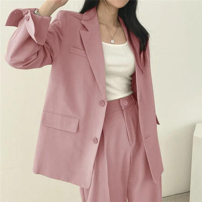 Levoire | Sur Mesure Blazer Et Pantalons Droits Set Pour Femmes
