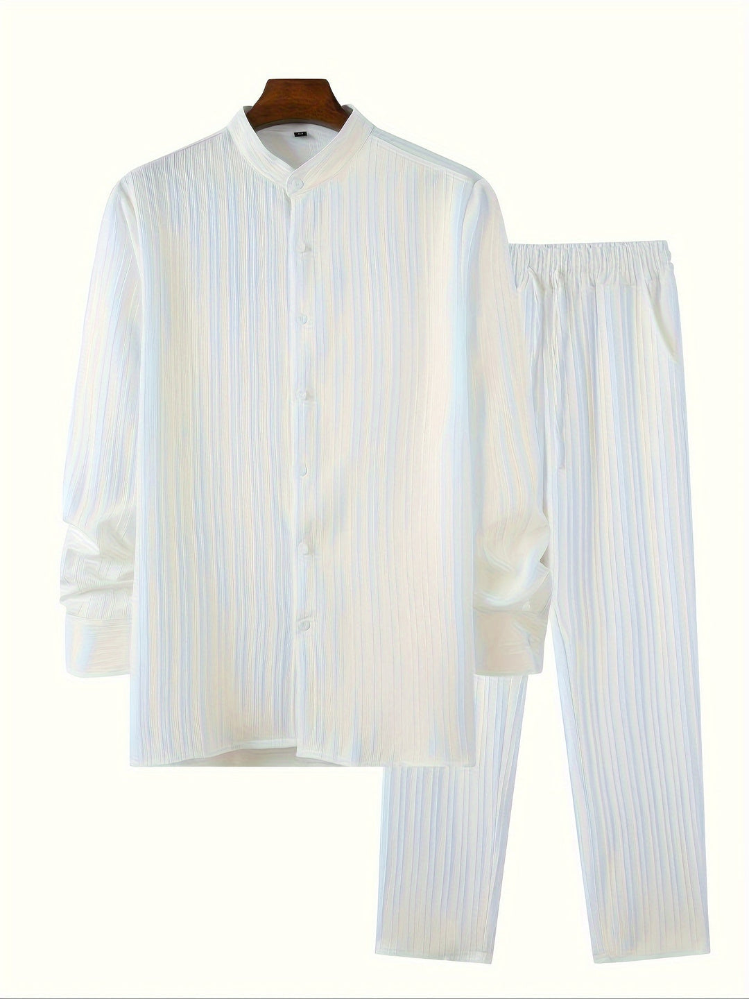 Levoire | T-Shirt À Manches Longues Unicolore Et Pantalons De Survêtement
