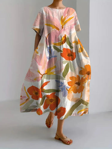 Levoire | Robe décontractée pour femmes à motifs floraux