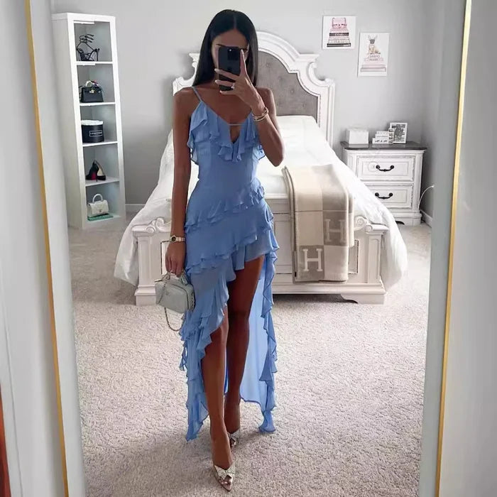 Levoire | Robe de fête pour femme - Bleu