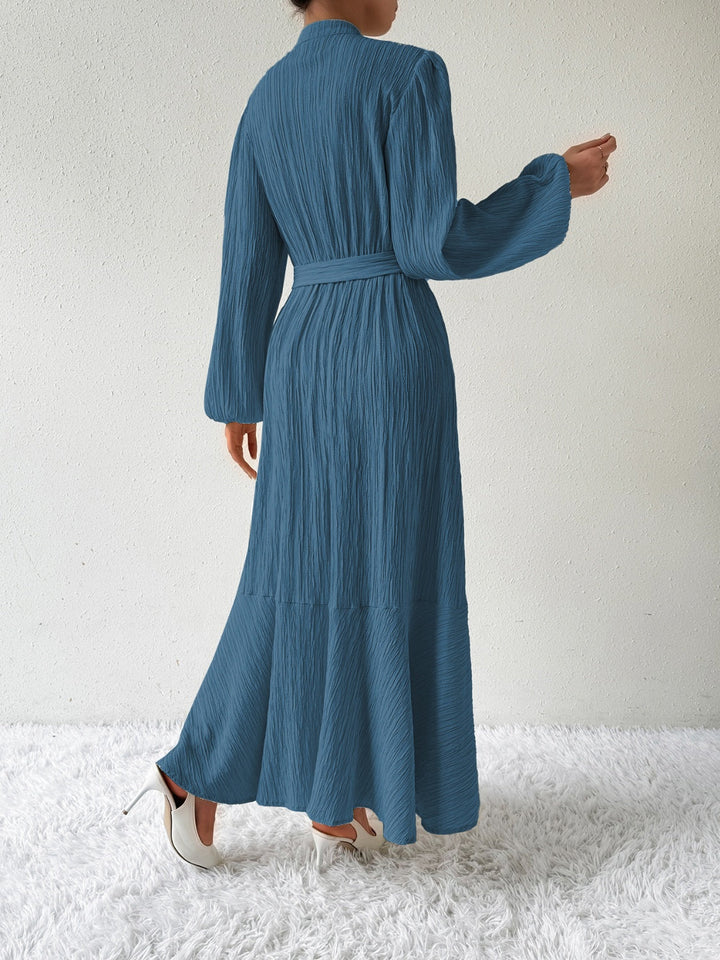 Levoire | Robe À Manches Longues Et Ceinture À Nœuds