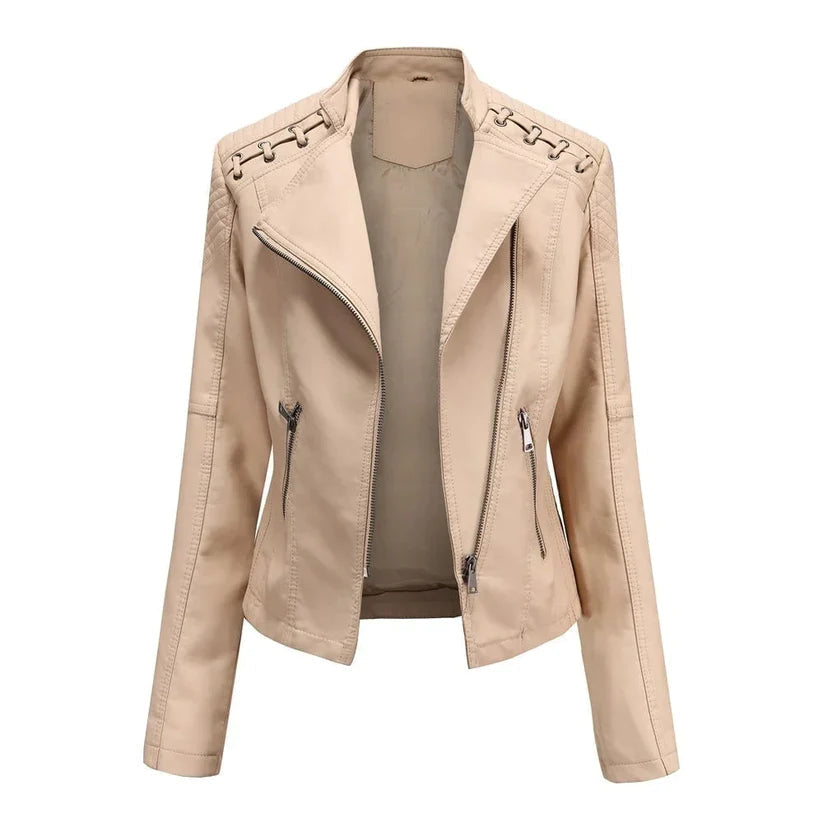Levoire | Veste à manches longues réversible avec plusieurs poches Beige
