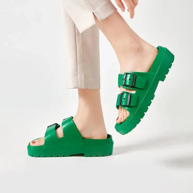 Levoire | Chaussures élégantes à double boucle - Confort et style pour l'été !