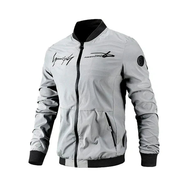 Levoire | Blouson Bomber Stylisé Gris