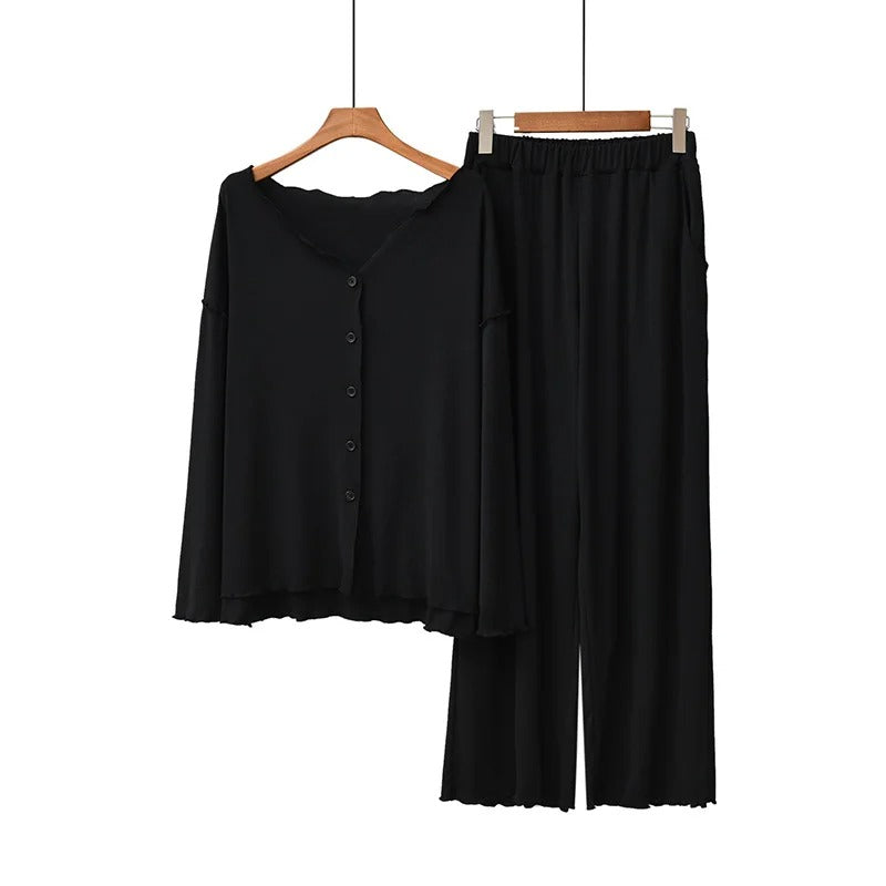 Levoire | Ensemble De Salon 2 Pièces Noir Une taille