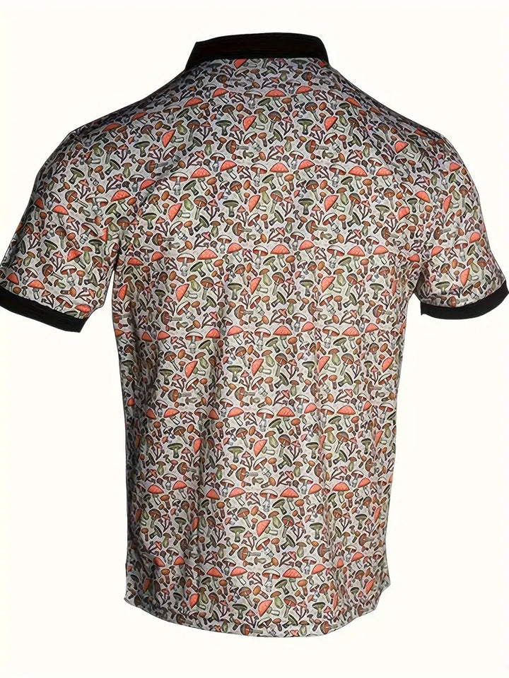 Levoire | Chemise Manches Courtes Imprimé Décoratif