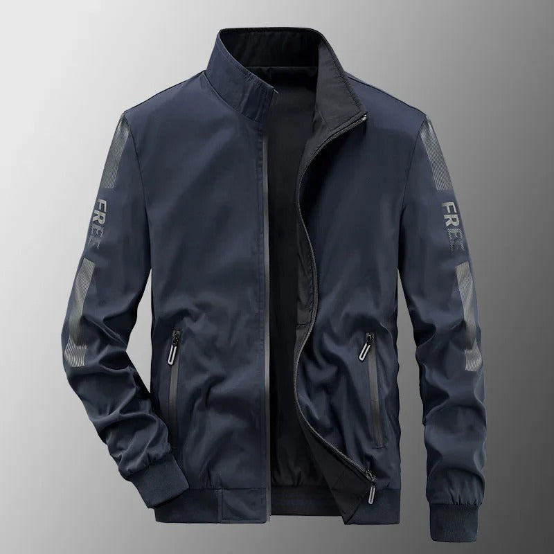 Levoire | Veste D'Été Imperméable Réversible bleu marine
