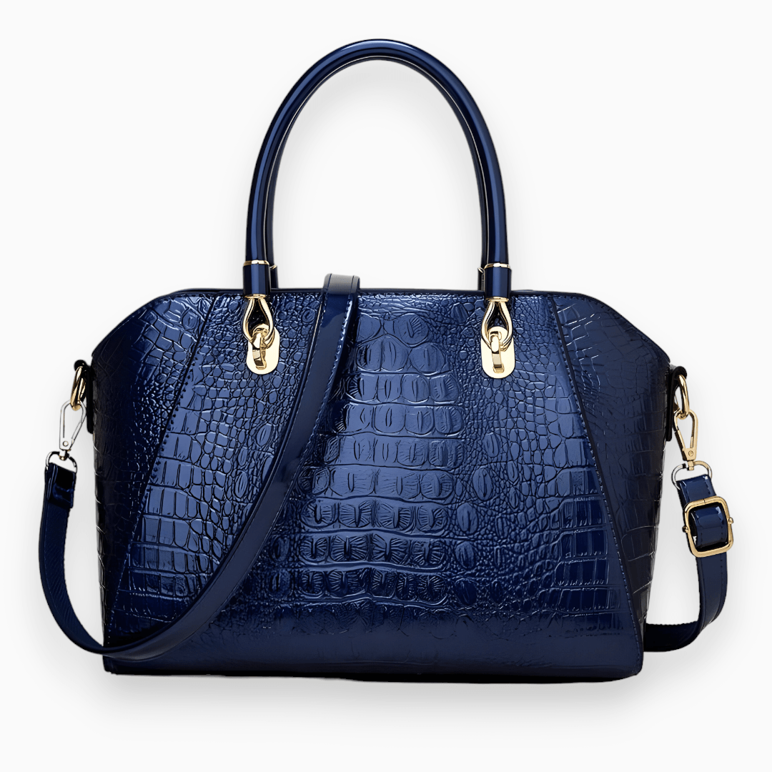 Levoire | Sac Porté Épaule En Cuir Laqué De Luxe