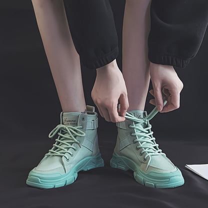 Levoire | Bottes Modestes Mi-Hauteur Vert