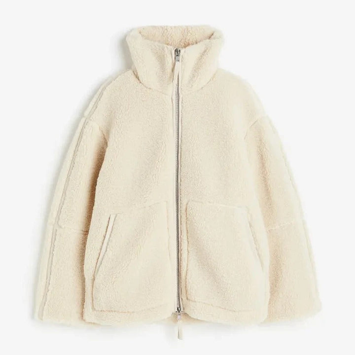 Levoire | Manteau Élégant, Surdimensionné Et Chaud Pour Femmes Blanc