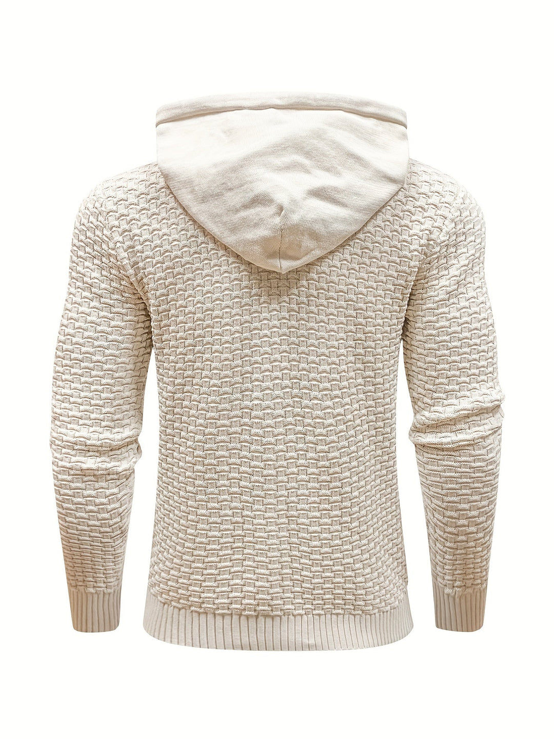 Levoire | Sweat À Capuche Tricoté Chaud Au Style Rétro