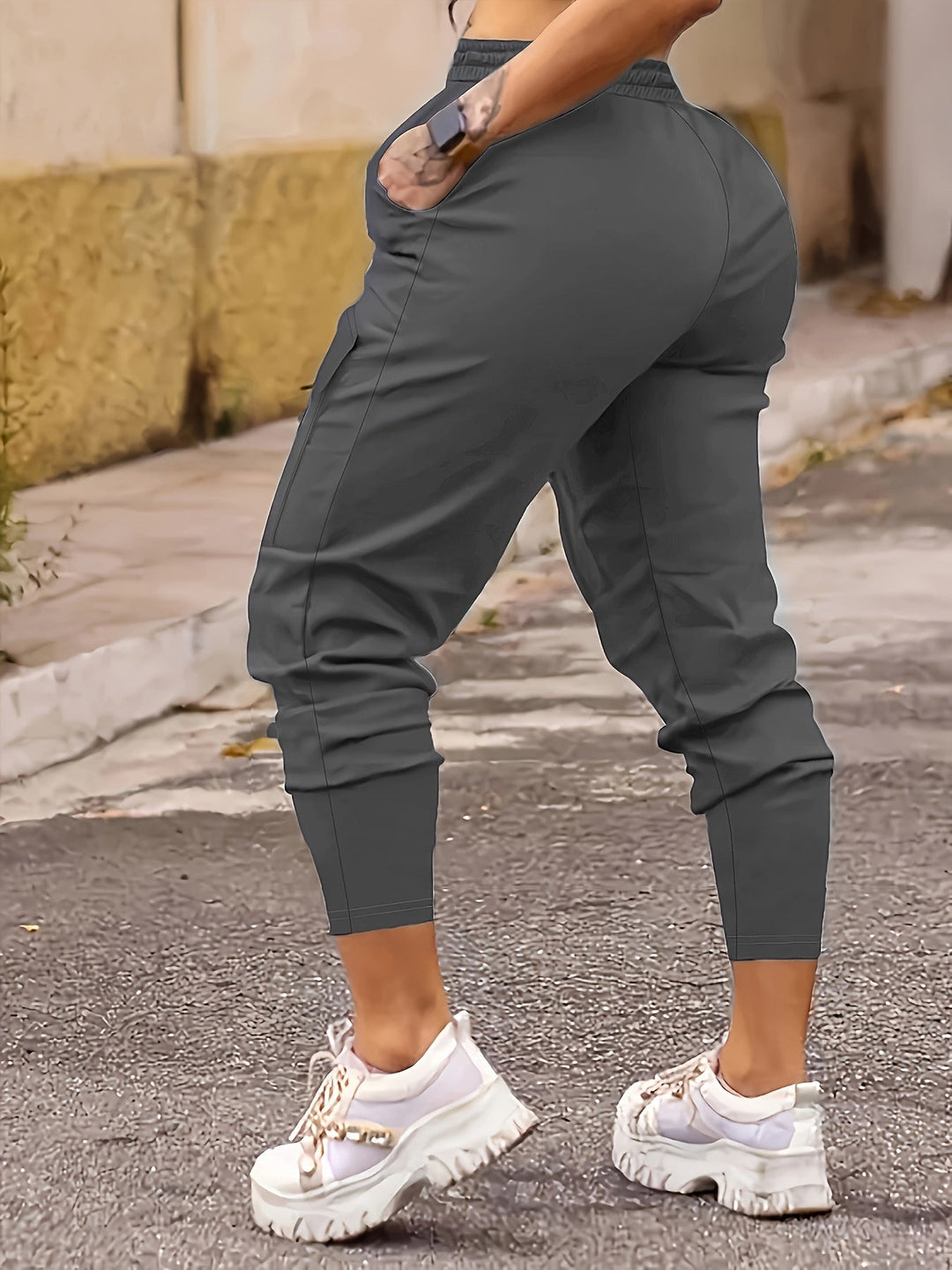 Levoire | Pantalons De Course Cargo Unis Avec Poches
