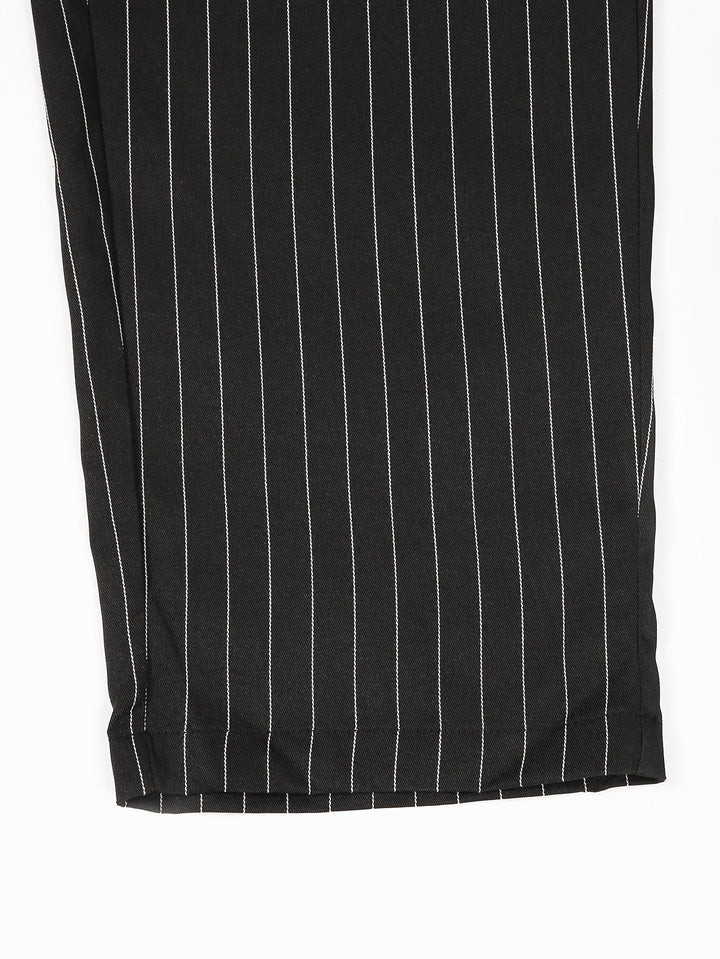 Levoire | Pantalons Pour Hommes Rayés Avec Jambes Droites