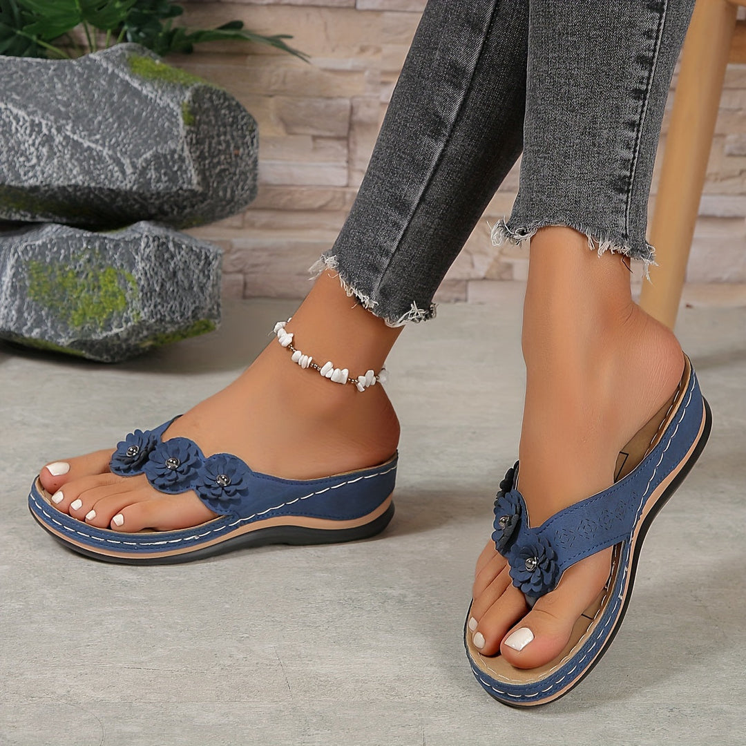 Levoire | Chaussons orthopédiques antidérapants Bleu marine