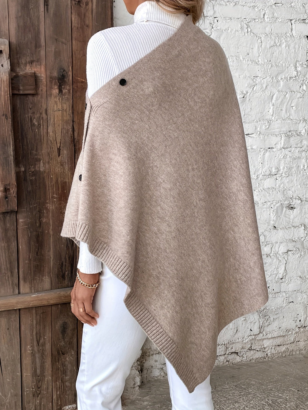 Levoire | Veste En Tricot Durable Avec Bouton À L'Avant