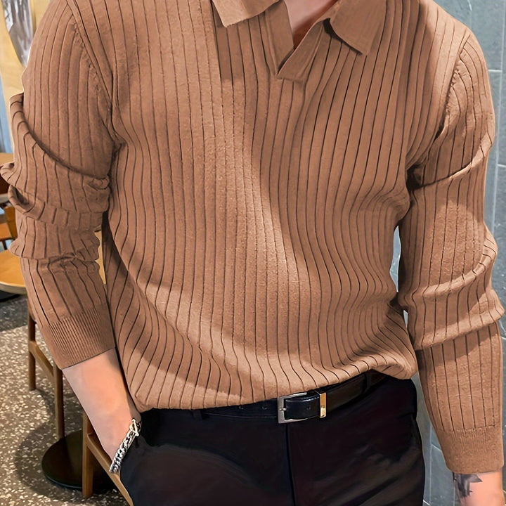Levoire | Chemise Tricot Rayée À Manches Longues