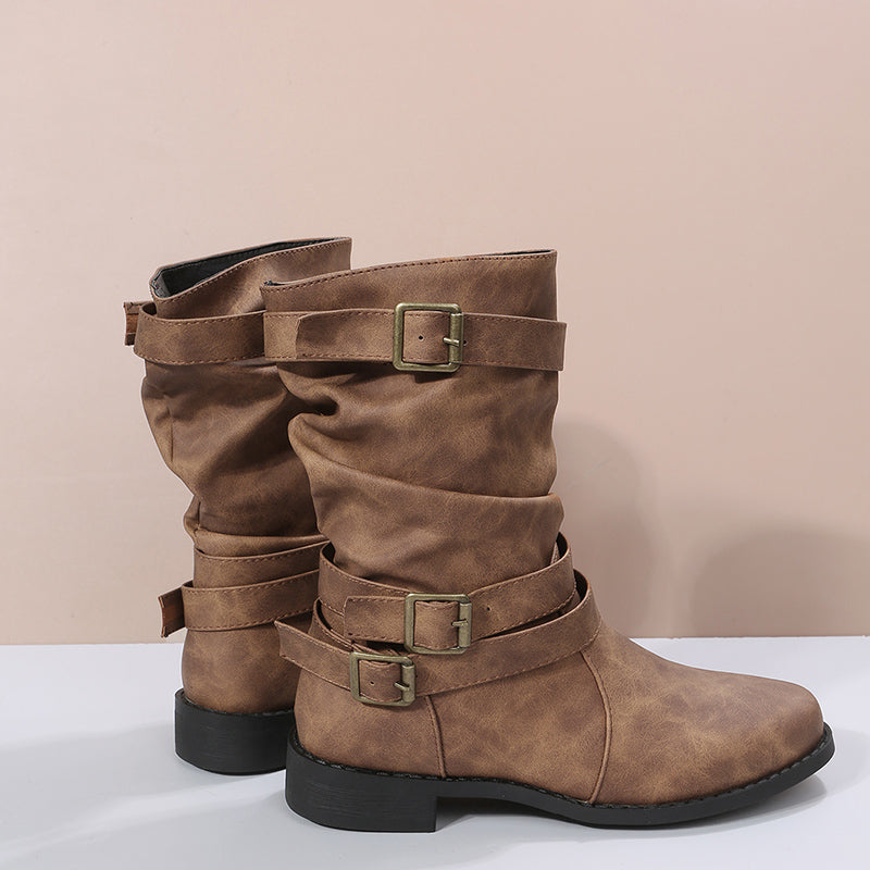 Levoire | Femme Bottes De Cowboy Conscientes De La Mode Semelle Résistante Hellebraun-1 42.5