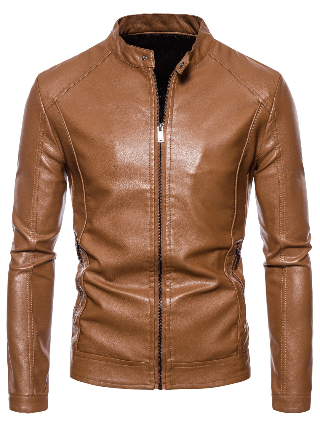 Levoire | Veste En Simili Cuir Pour Hommes Élégante Avec Doublure En Polaire Chaude