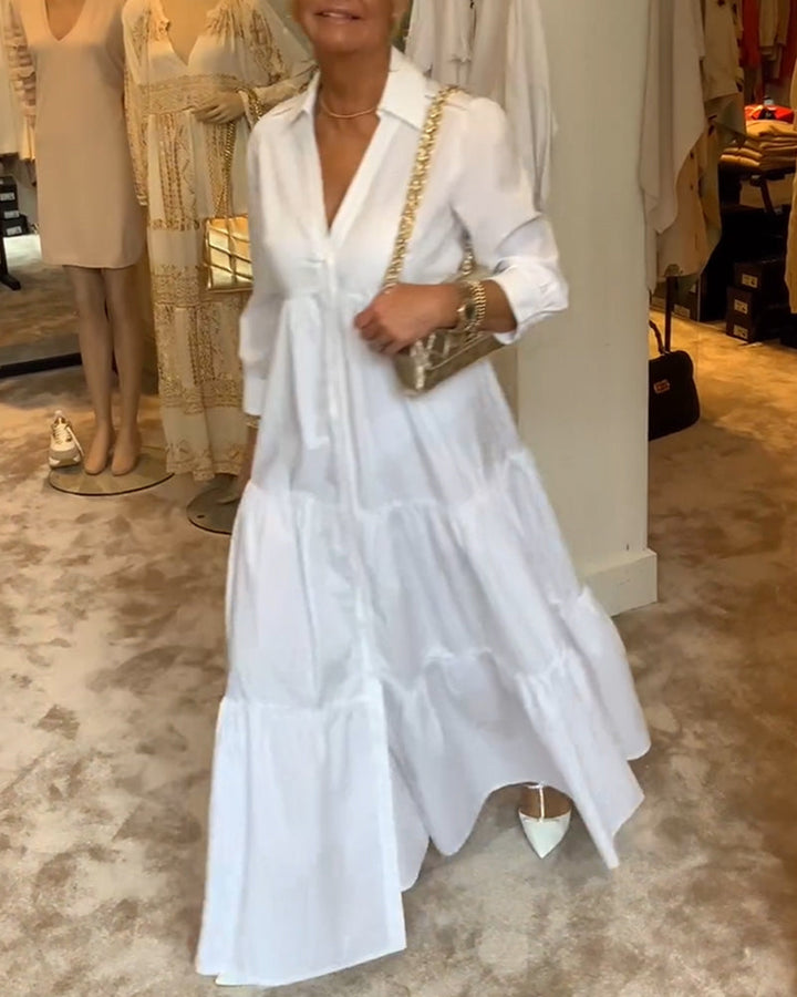Levoire | Robe Avec Boutons Et Revers