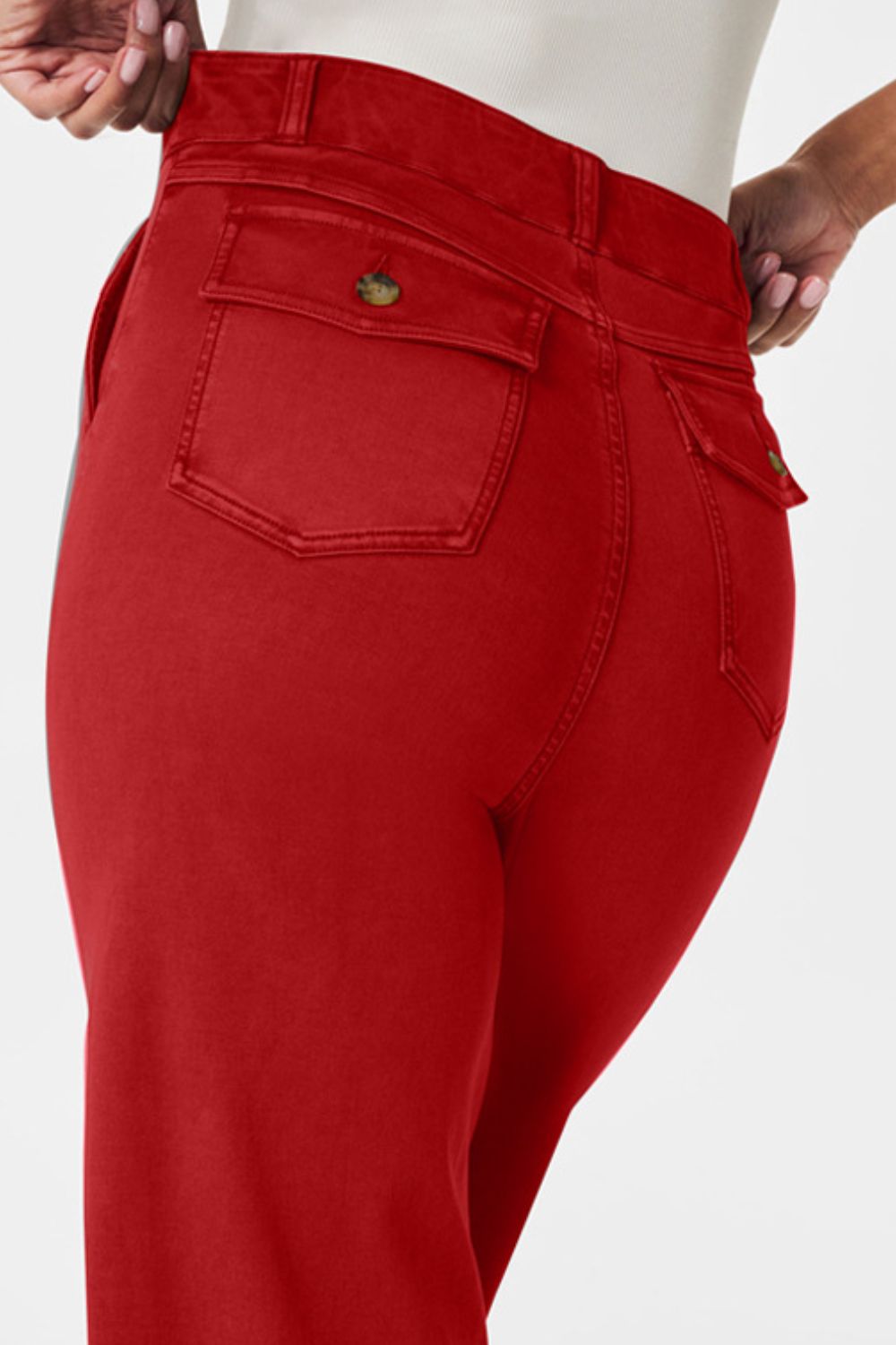 Levoire | Jean Taille Haute Avec Poches Classiques, Élégant Et Polyvalent