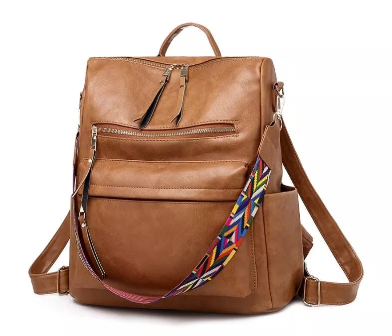 Levoire | Sac en cuir pour femmes avec style Braun