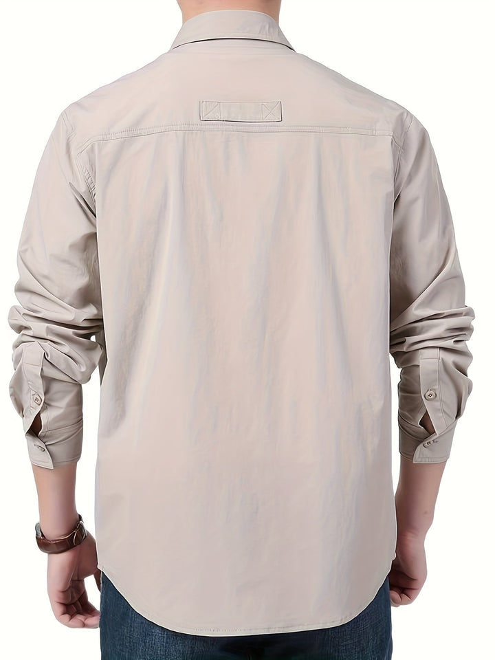 Levoire | Chemise Décontractée Pour Hommes À Manches Longues À Séchage Rapide