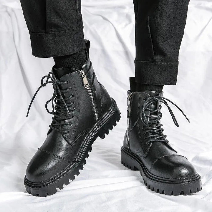 Levoire | Nouvelles bottes pour hommes à bout rond Noir