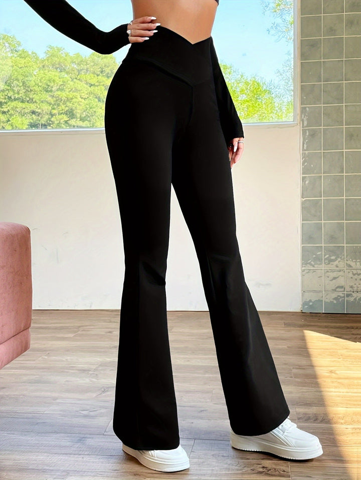 Levoire | Pantalon Taille Haute Avec Jambes Croisées Pour Femmes