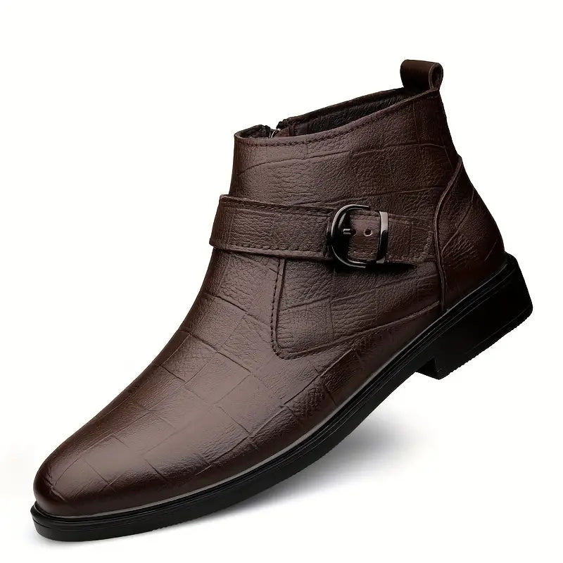 Levoire | Ranger-Bottes En Cuir Pour Hommes