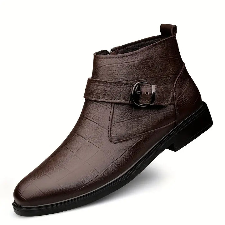 Levoire | Ranger-Bottes En Cuir Pour Hommes