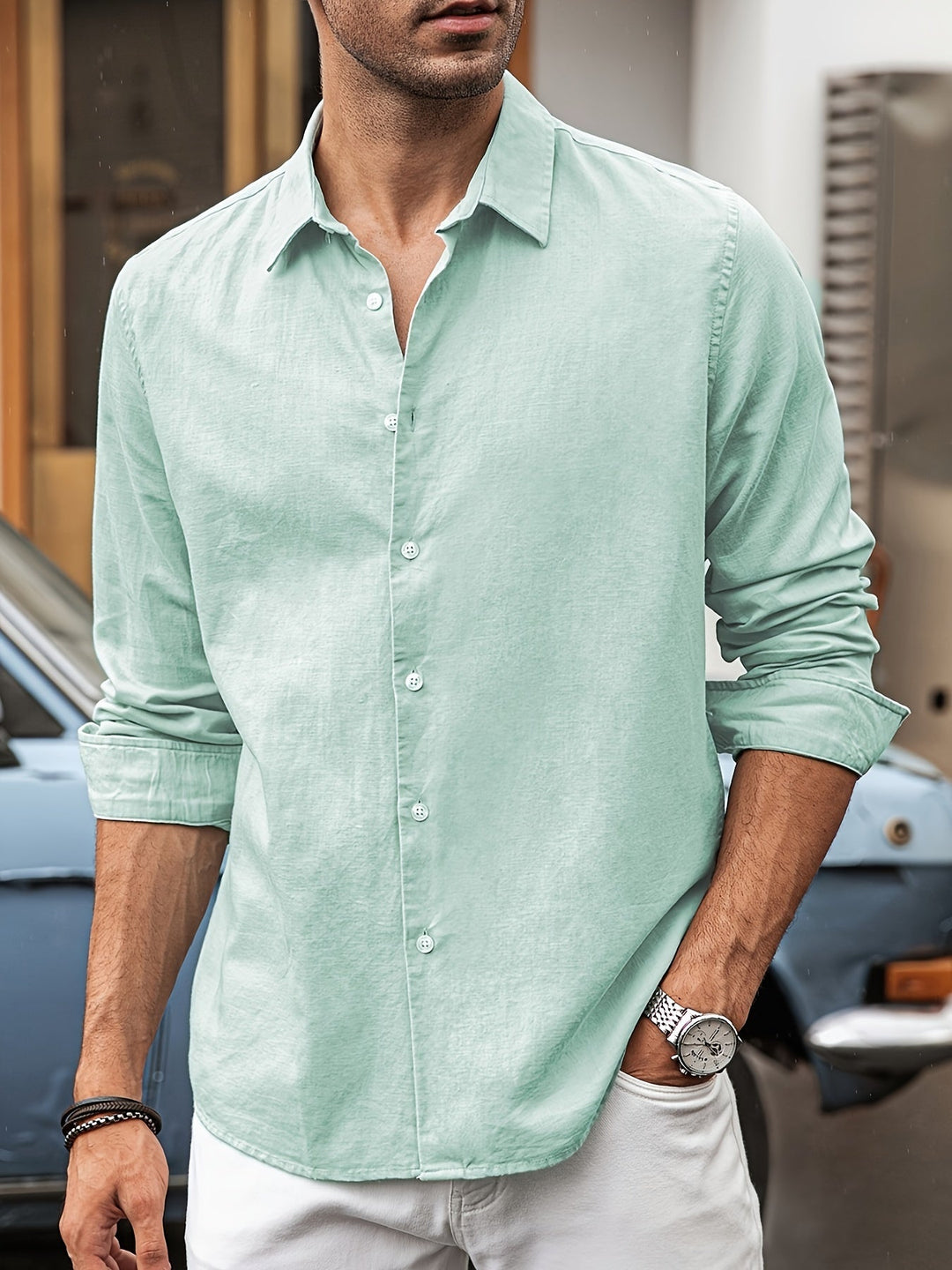 Levoire | Chemise Décontractée À Manches Longues Pour Styles Décontractés