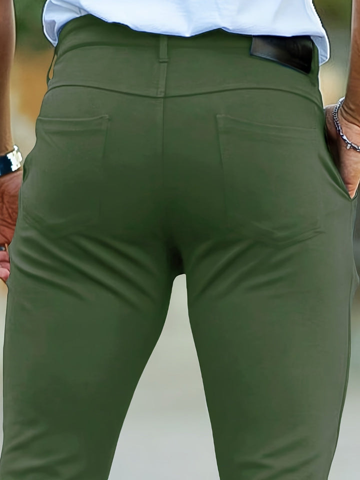 Levoire | Pantalons Chino Stretch À Conception Unie