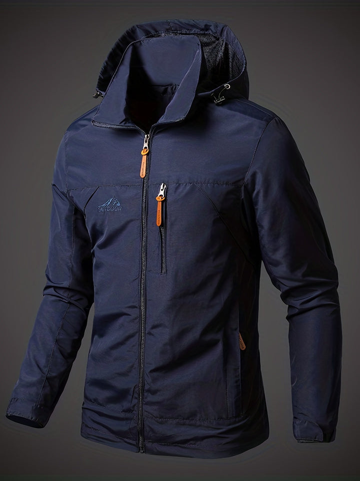 Levoire | Veste Softshell Imperméable Pour Hommes Avec Capuche
