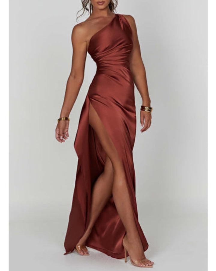 Levoire | Robe slim-fit en satin polyvalente pour l'été XL