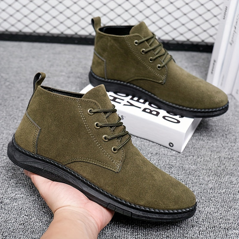 Levoire | Respirant Rennoin Chukka-Bottes Vert foncé CN45(EU43.5)