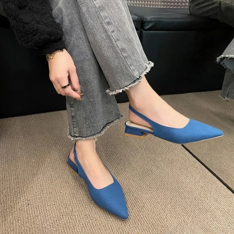 Levoire | Escarpins en cuir PU Bleu