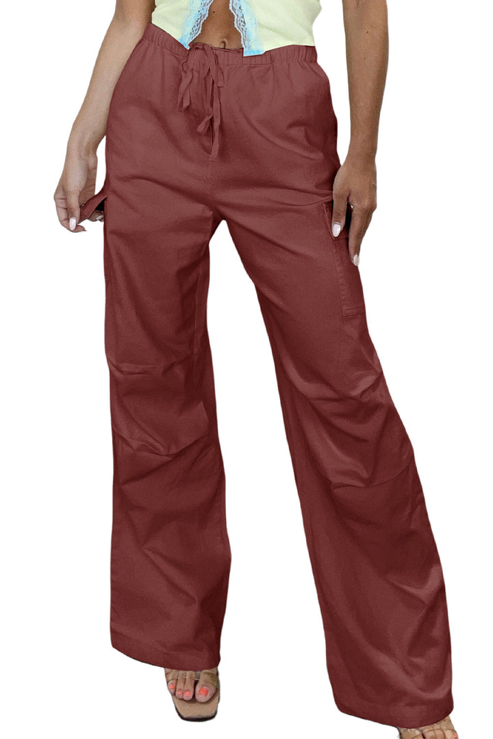 Levoire | Pantalons Cargo Rouges