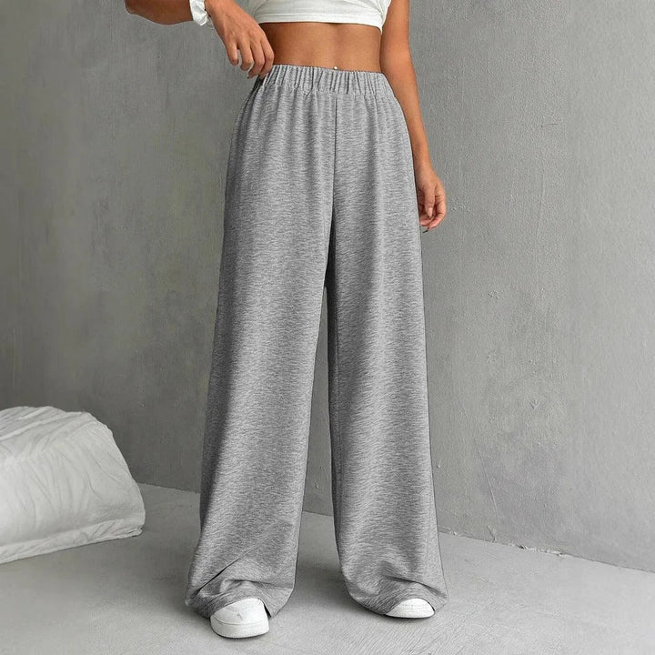 Levoire | Helle Pantalons de sport Uni Casual Gris