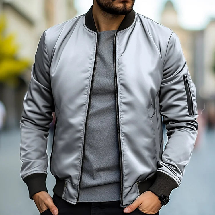 Levoire | Veste Bomber Légère Pour Hommes Gris