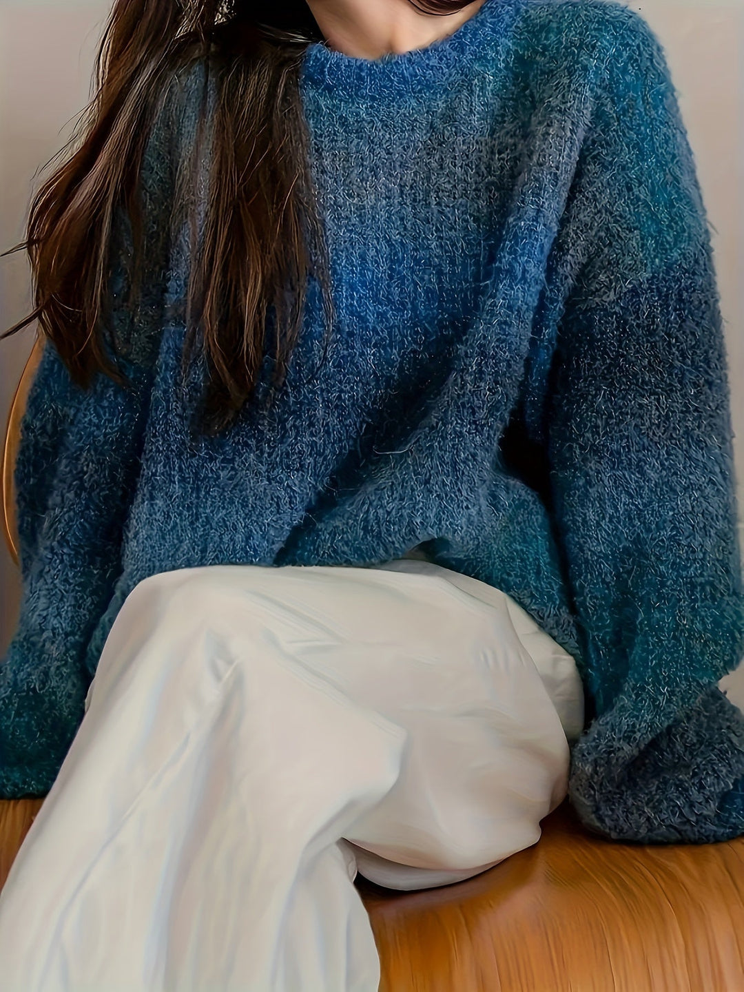 Levoire | Pull En Maille Confortable Bleu