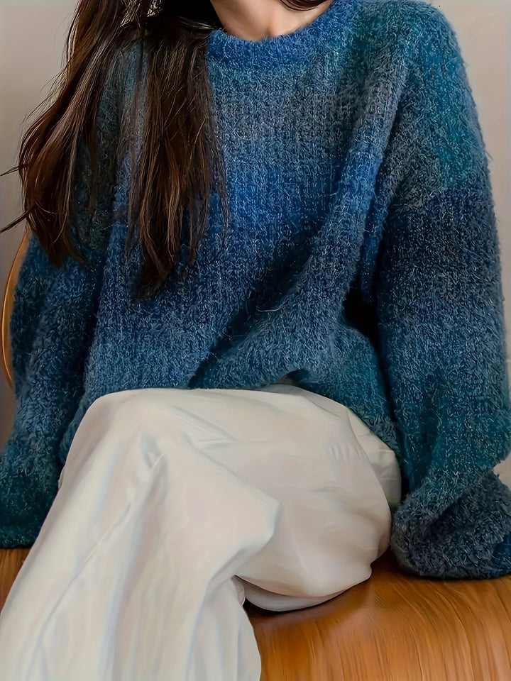Levoire | Pull En Maille Confortable Bleu