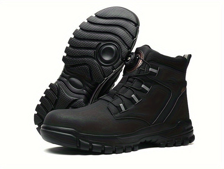 Levoire | Bottes De Sécurité Mi-Haute Durables Avec Fermeture Magnétique Tournante Pour Hommes