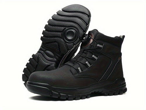Levoire | Bottes De Sécurité Mi-Haute Durables Avec Fermeture Magnétique Tournante Pour Hommes