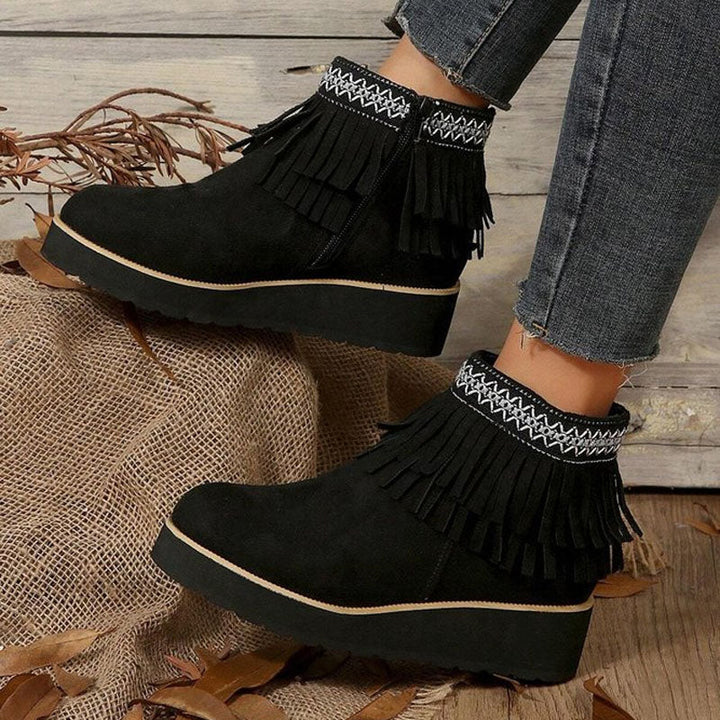 Levoire | Bottines À Franges Hiver