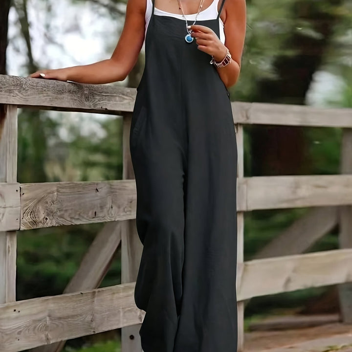 Levoire | Monochrome Noir Denim Salopette