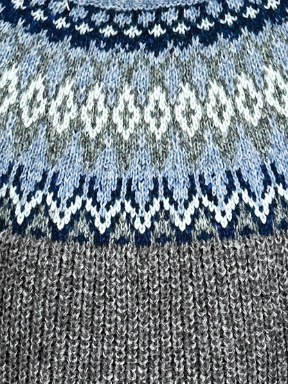 Levoire | Pull Avec Motif Géométrique Et Col Rond