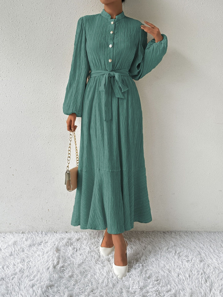 Levoire | Robe À Manches Longues Et Ceinture À Nœuds