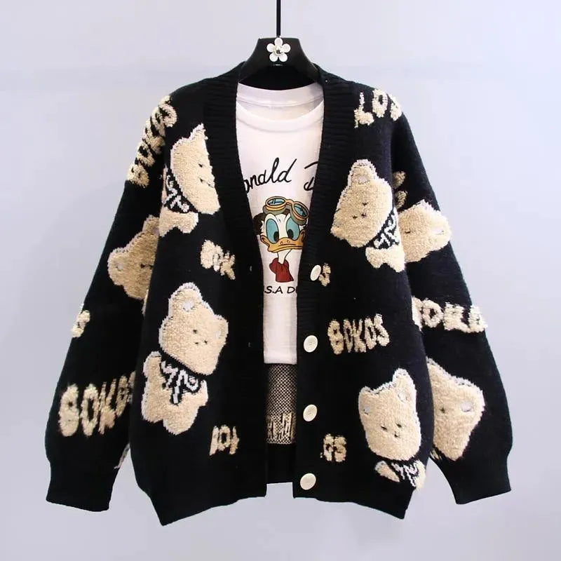 Levoire | Cardigan en tricot Noir