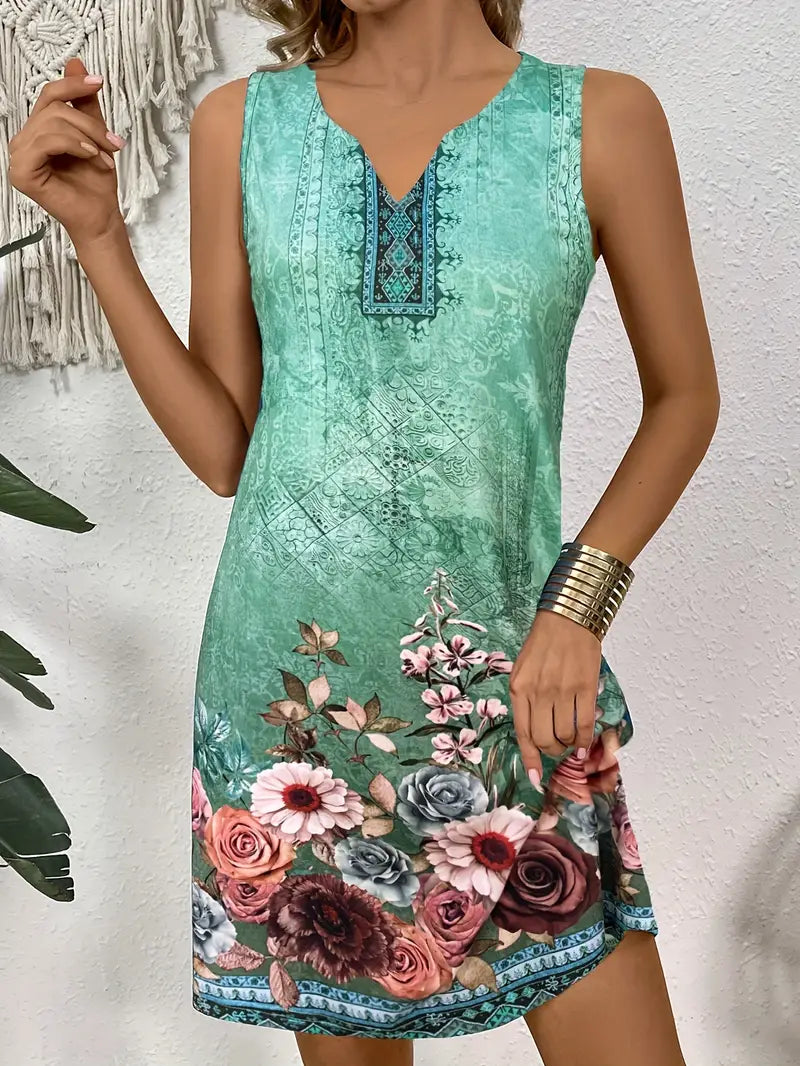 Levoire | Robe Sans Manches Pour Un Style Décontracté De Printemps Et D'Été Légumes